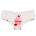 DeanFire Super Soft 3D Panties Underwear MUFFIN CHERRY Print Kawaii Push Up Sexy Briefs lingerie thong for female