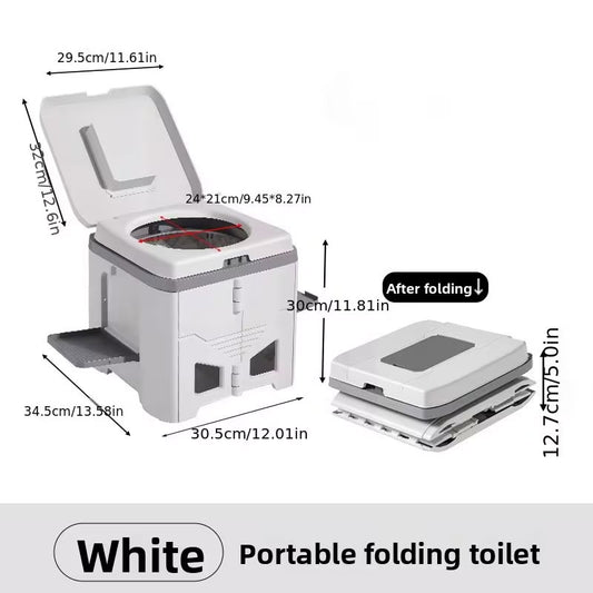 Faltbare Camping Toilette für Auto & Zelt