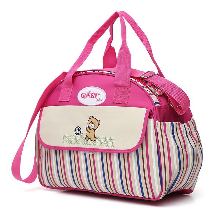 5-tlg Kinderwagen-Wickeltasche im Set