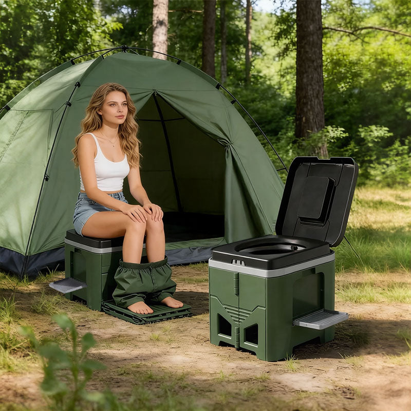 Faltbare Camping Toilette für Auto & Zelt