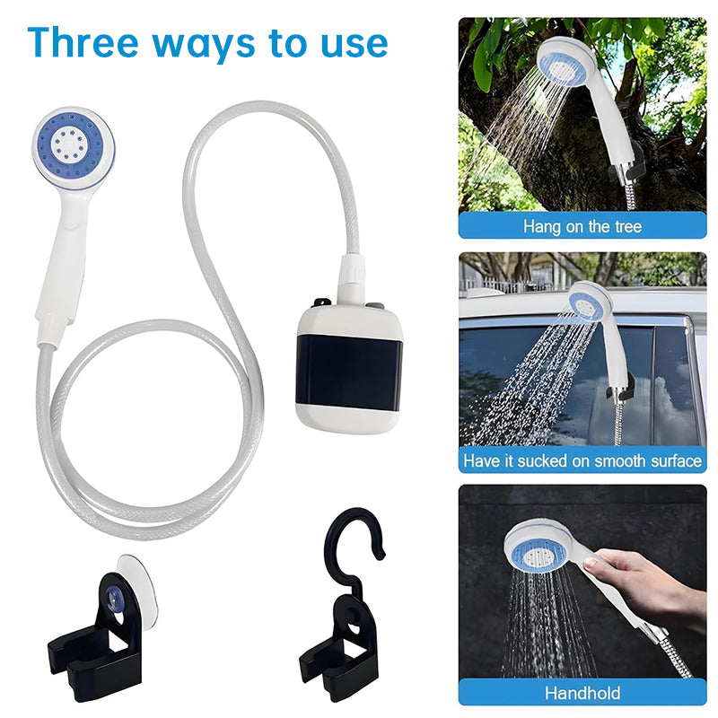 USB Audladbare  Portable  Camping Dusche