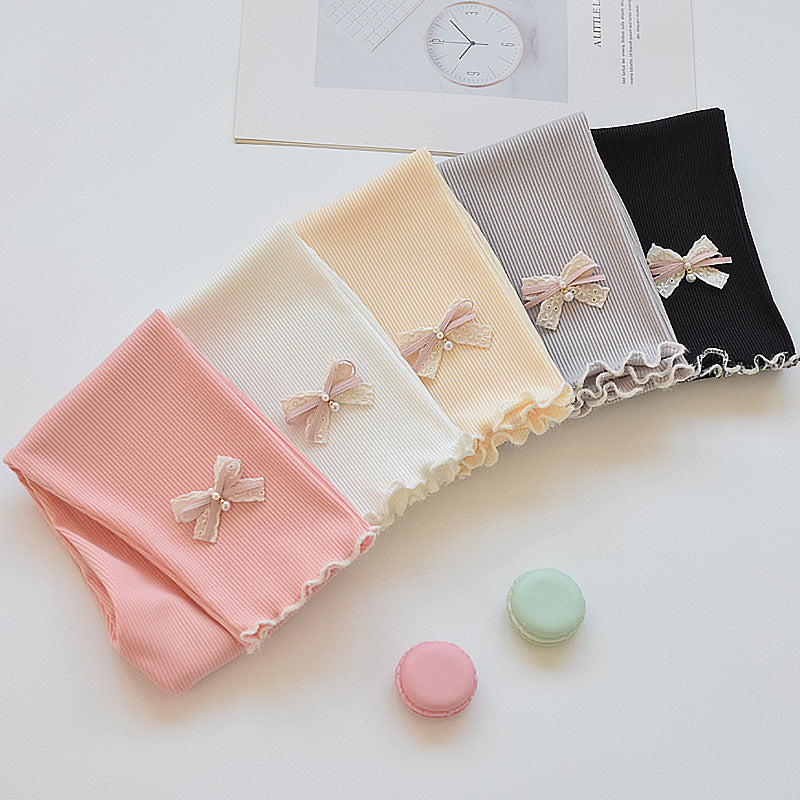 Baby girl elastic pants
