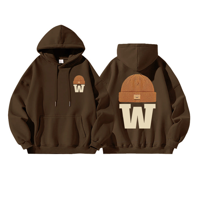 Style Hooded Sweatshirt for Teen Girls, Fleece-Lined, Loose Casual Hoodie Outwear for Middle and High School Students