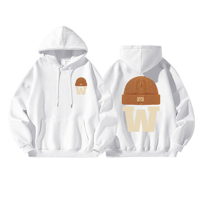 Style Hooded Sweatshirt for Teen Girls, Fleece-Lined, Loose Casual Hoodie Outwear for Middle and High School Students
