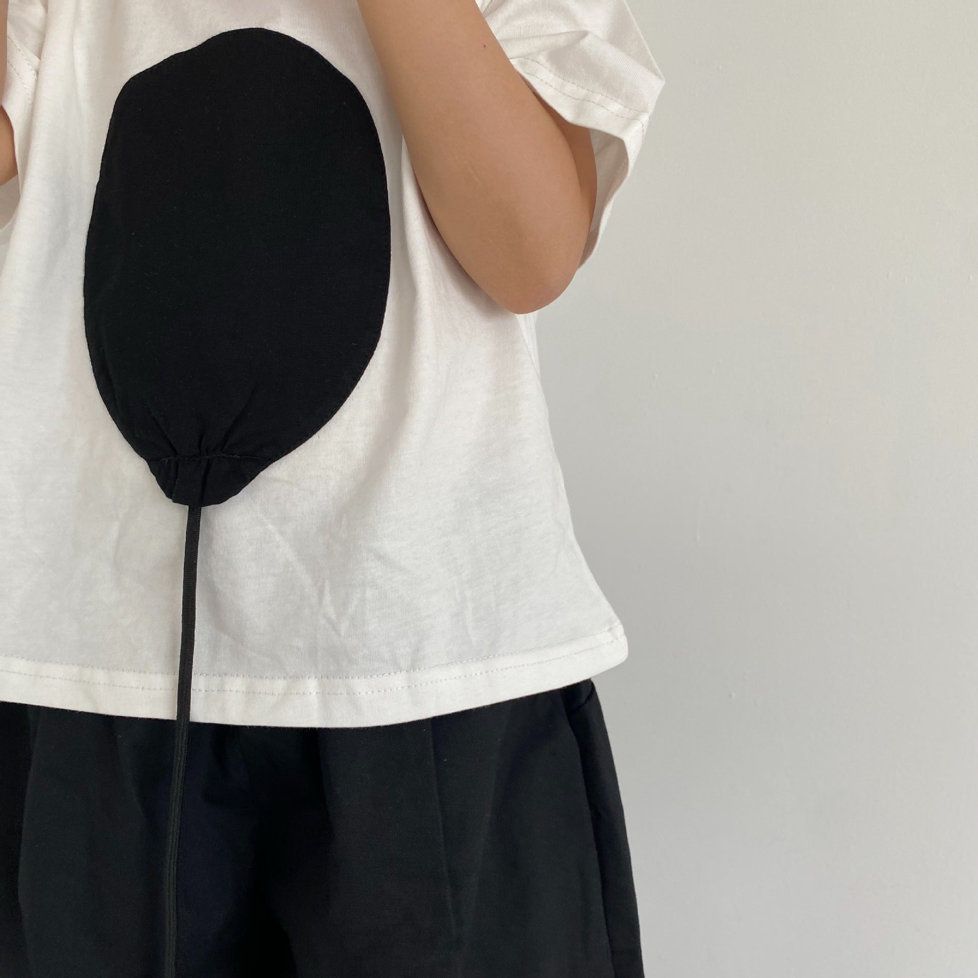 Children's 3D balloon short sleeved T-shirt