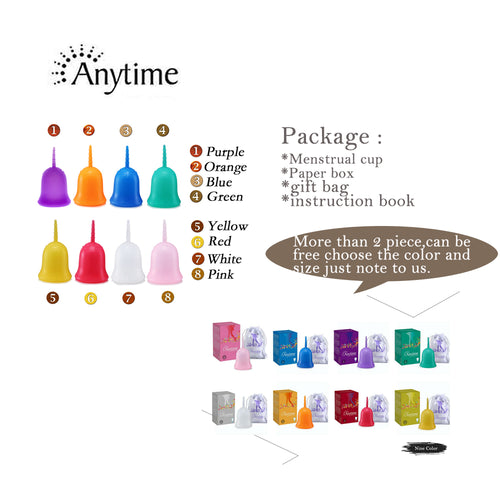 "Anytime" Menstruationstasse Silicon