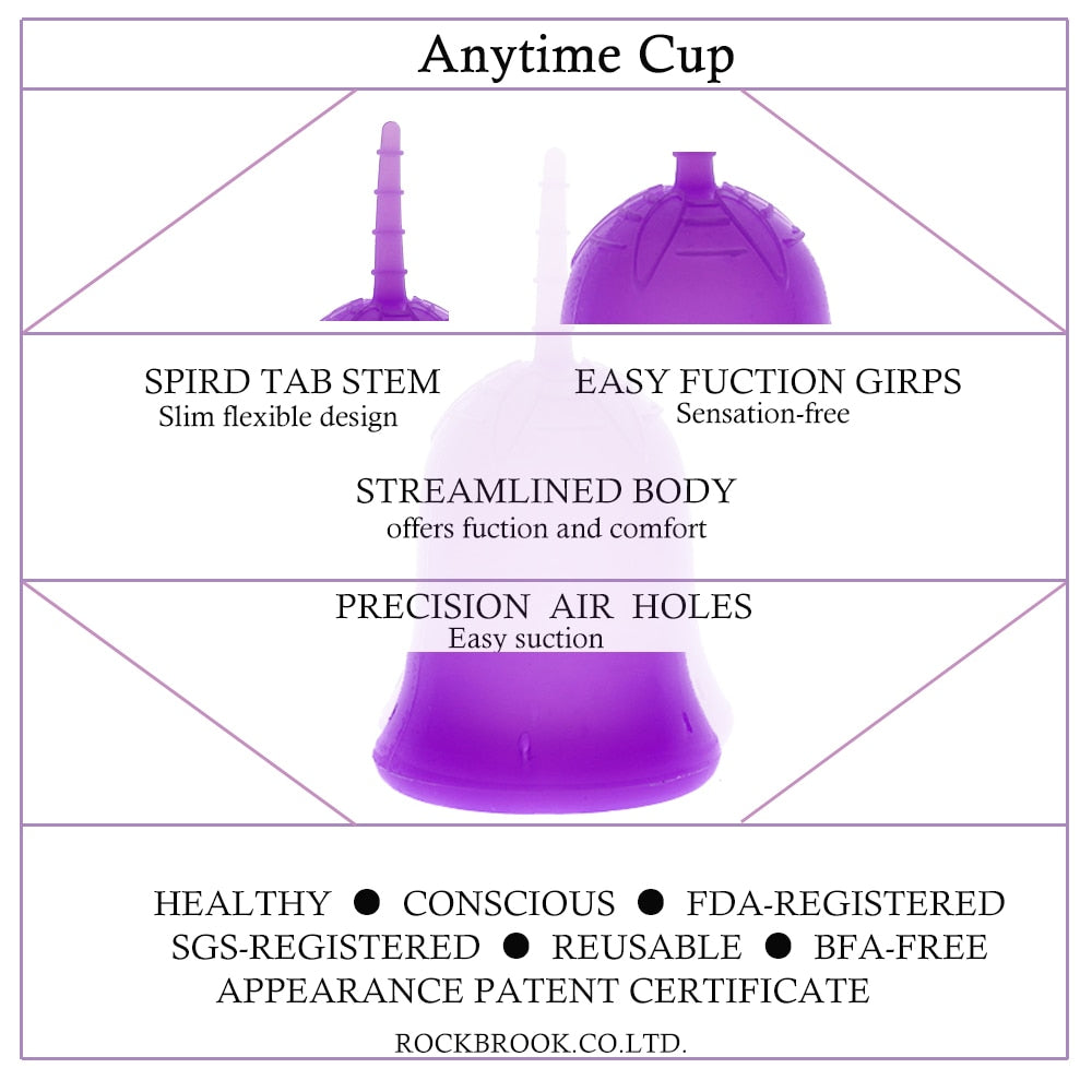 "Anytime" Menstruationstasse Silicon