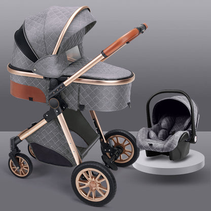 Vanteo™ High Stroller - Kinderwagen mit/ohne MaxiCosi inkl. Schock-Absorbed Federung etc.