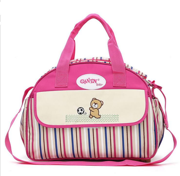 5-tlg Kinderwagen-Wickeltasche im Set