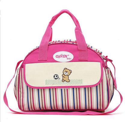 5-tlg Kinderwagen-Wickeltasche im Set