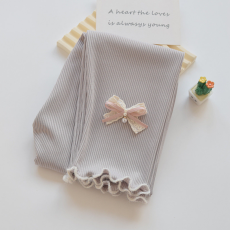 Baby girl elastic pants