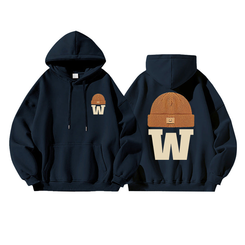 Style Hooded Sweatshirt for Teen Girls, Fleece-Lined, Loose Casual Hoodie Outwear for Middle and High School Students