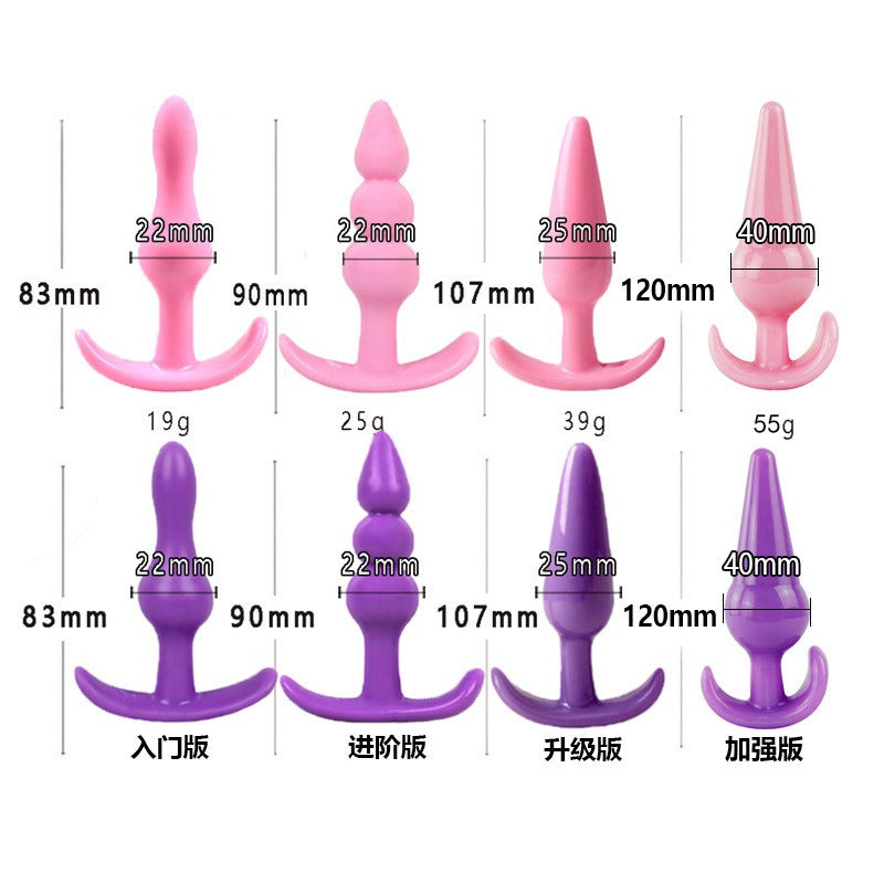 Anal-Plug Set aus Silikon