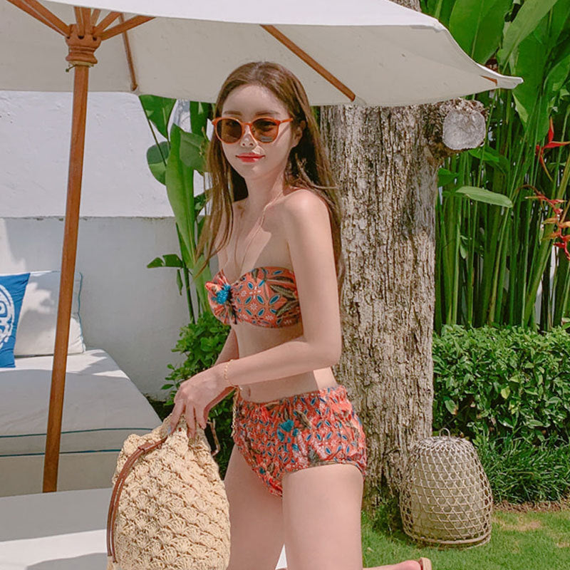 High-Waisted Bikini-Anzug für Teens & Damen
