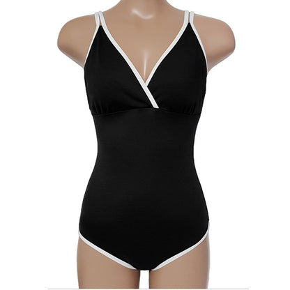 Elegant V-Neck  Badeanzug für Damen & Teens