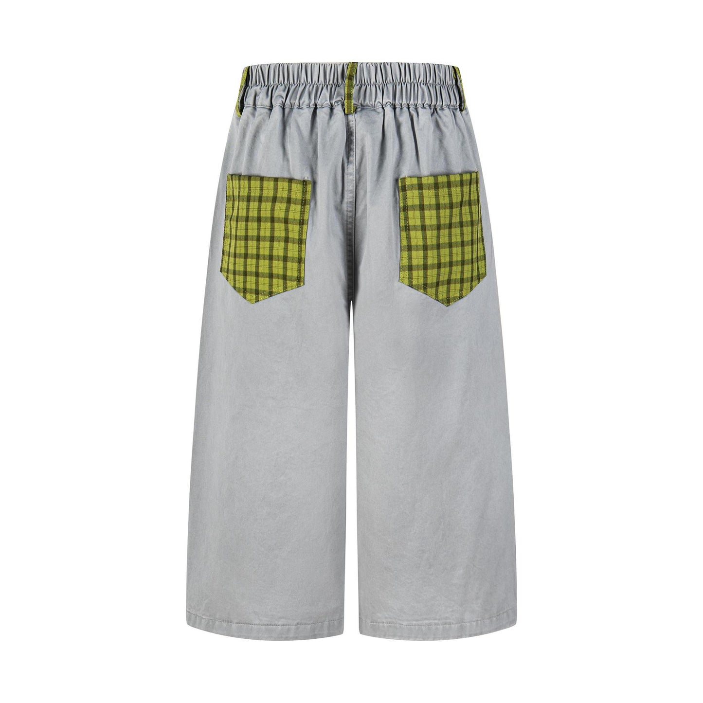 Cartoon girl embroidered pants