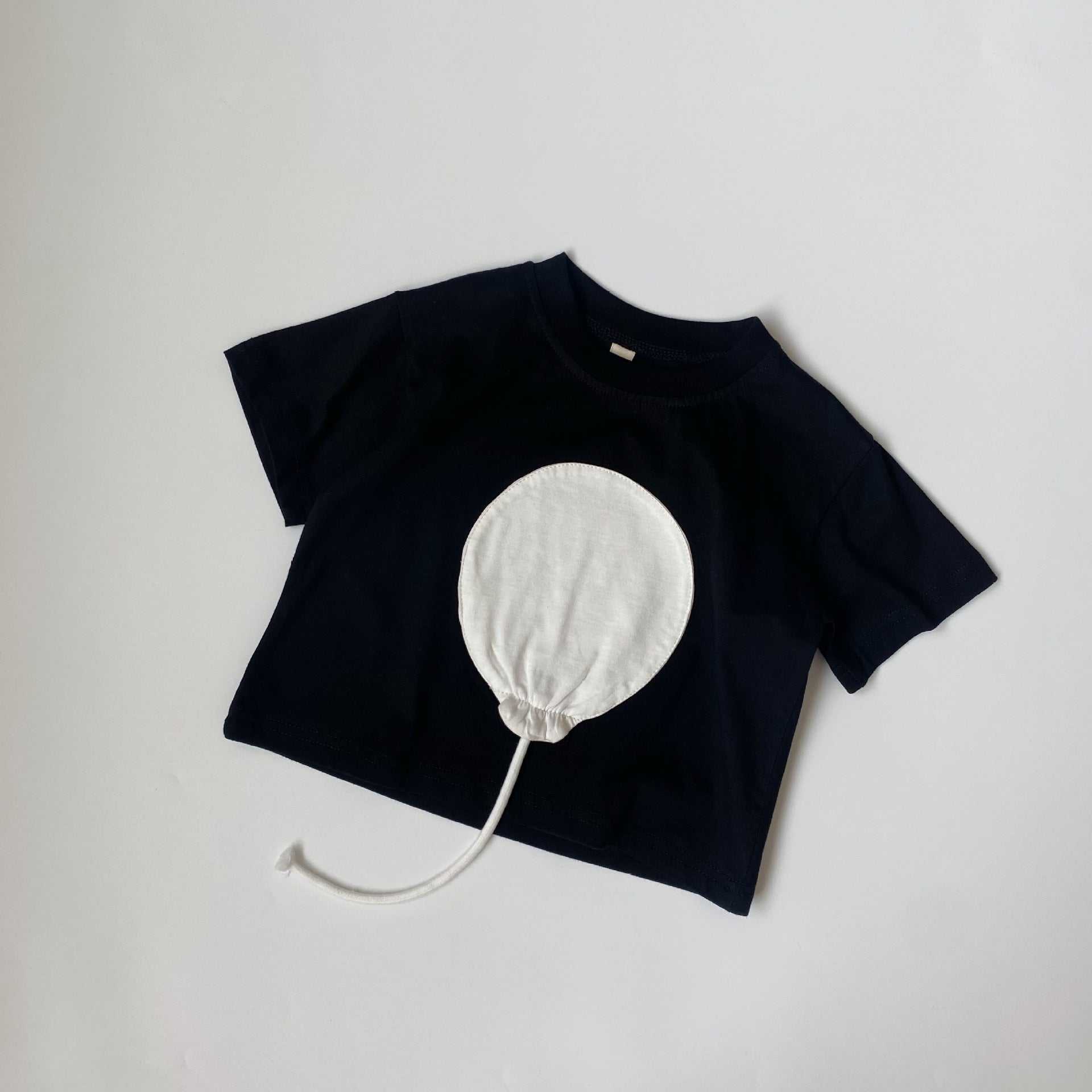 Children's 3D balloon short sleeved T-shirt