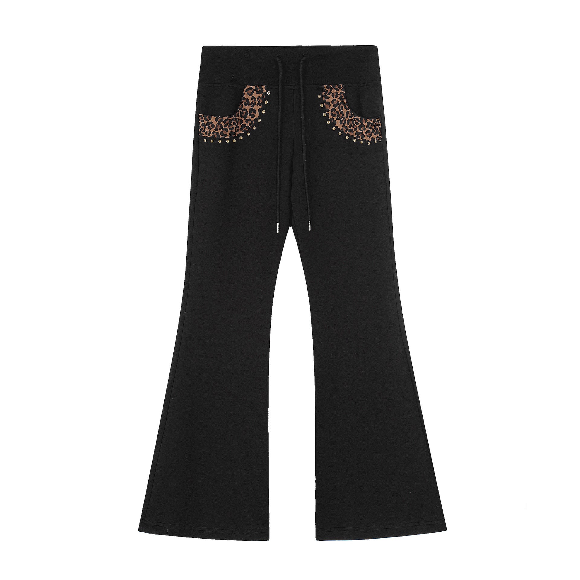 Retro spicy girl with slightly flared pants