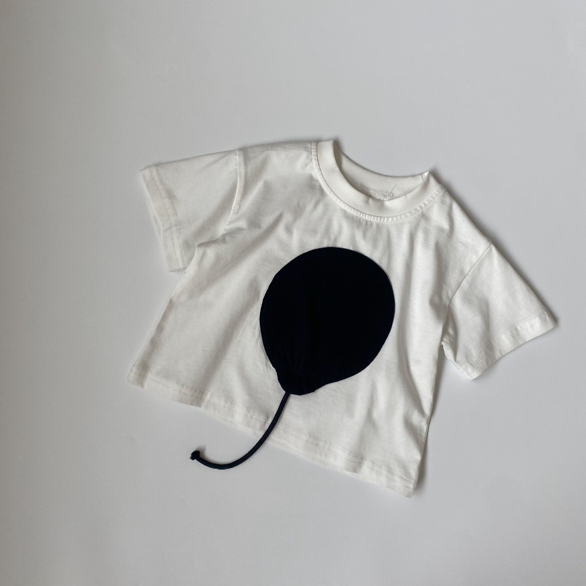 Children's 3D balloon short sleeved T-shirt