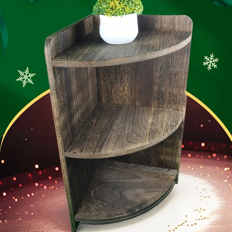 Vintage Eckregal Holz