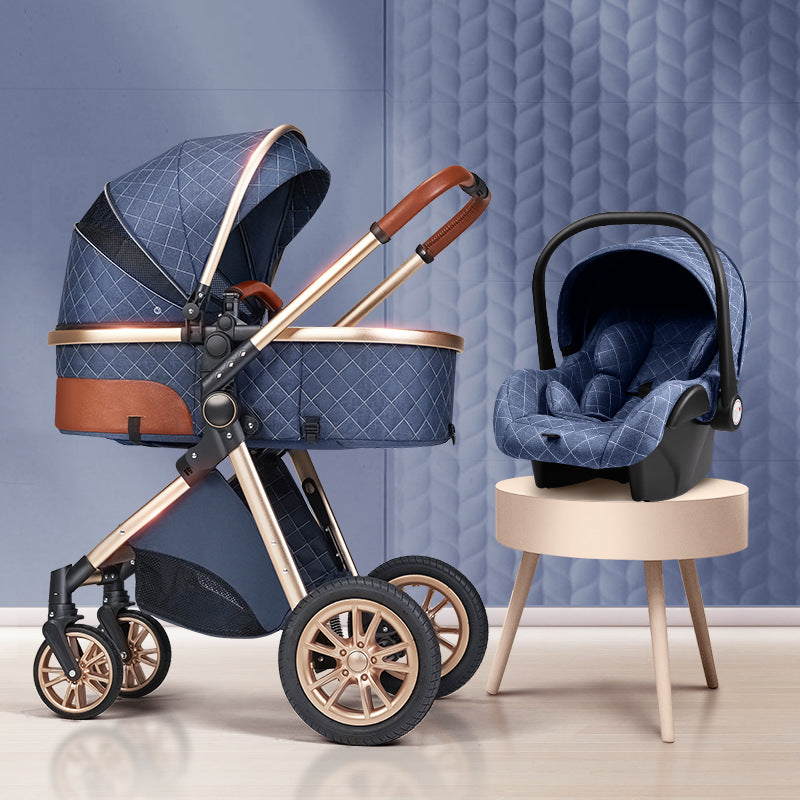 Vanteo™ High Stroller - Kinderwagen mit/ohne MaxiCosi inkl. Schock-Absorbed Federung etc.