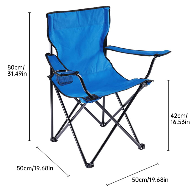 Camping & Angel Stuhl - 50x50x80cm