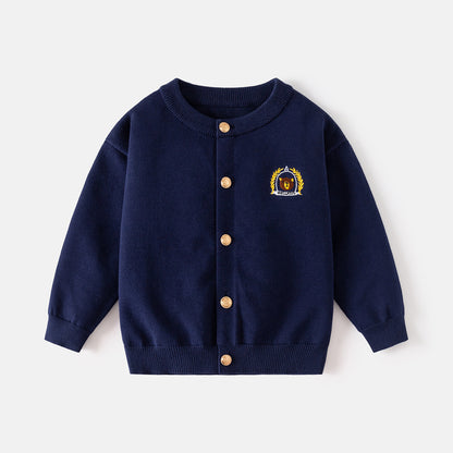 Cardigan Sweater for Boys Casual Kids Clothing Toddler Top