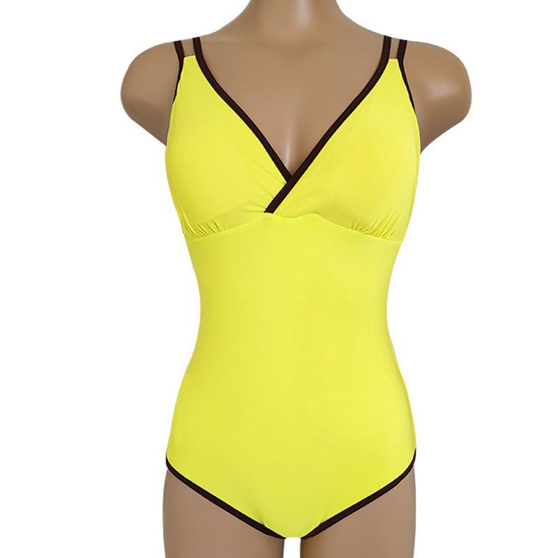 Elegant V-Neck  Badeanzug für Damen & Teens