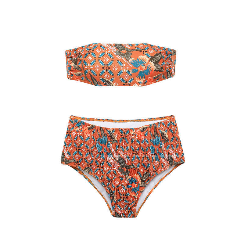 High-Waisted Bikini-Anzug für Teens & Damen