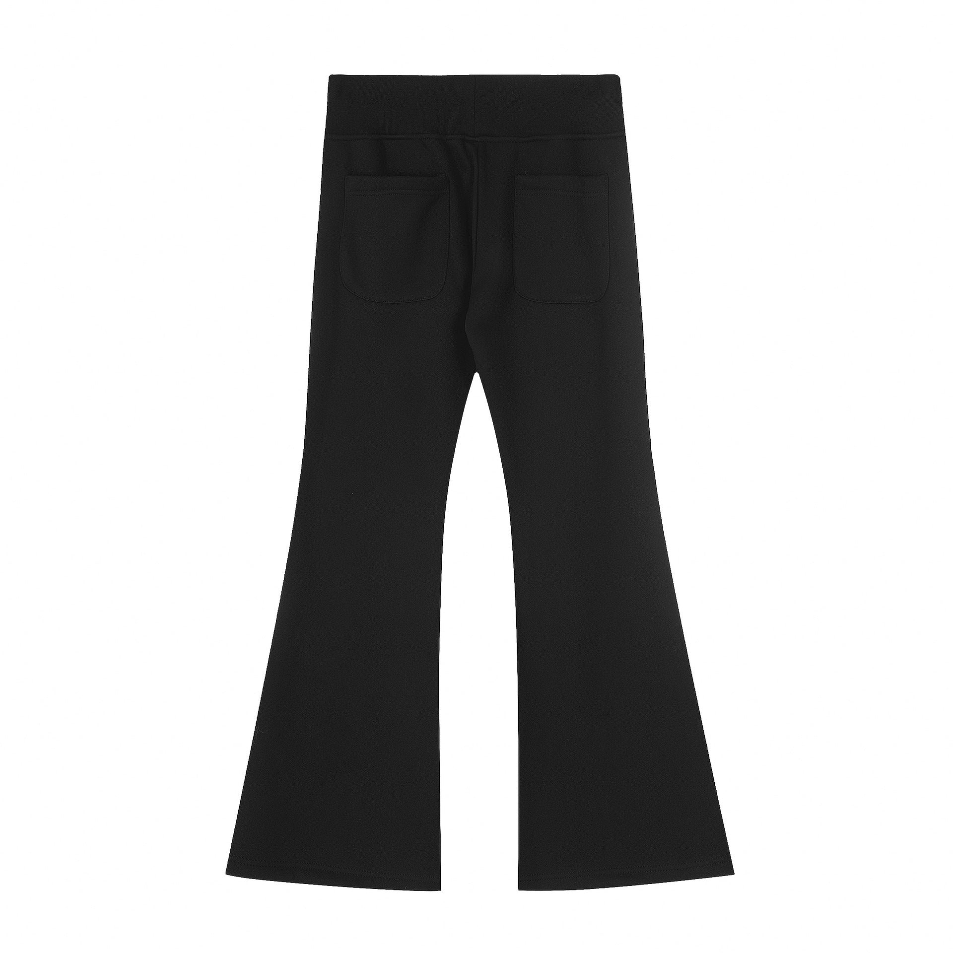 Retro spicy girl with slightly flared pants