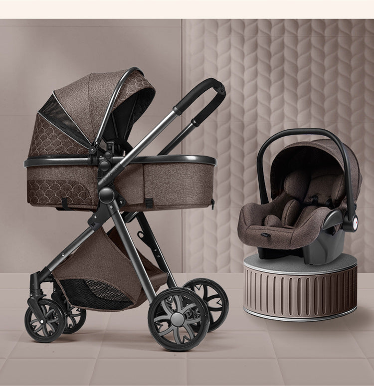 Vanteo™ High Stroller - Kinderwagen mit/ohne MaxiCosi inkl. Schock-Absorbed Federung etc.