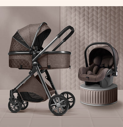 Vanteo™ High Stroller - Kinderwagen mit/ohne MaxiCosi inkl. Schock-Absorbed Federung etc.