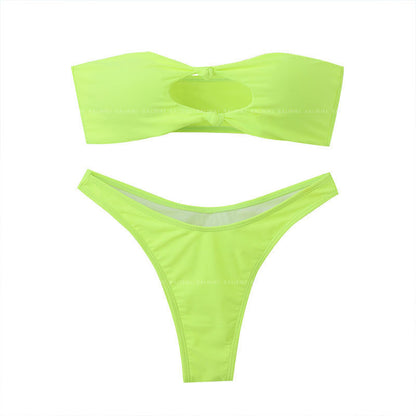 High-Waisted Triangular (für Schmale Brüste) Bikini für Teens & Damen