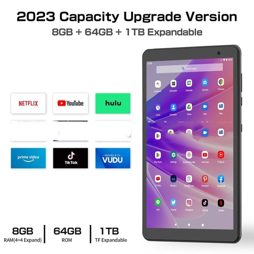 Tablet PC Android 13 System 64g 8"